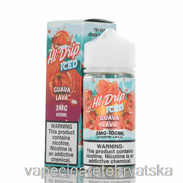 Vape Hrvatska Iced Guava Lava - Hi-drip E-tekućine - 100ml 0mg